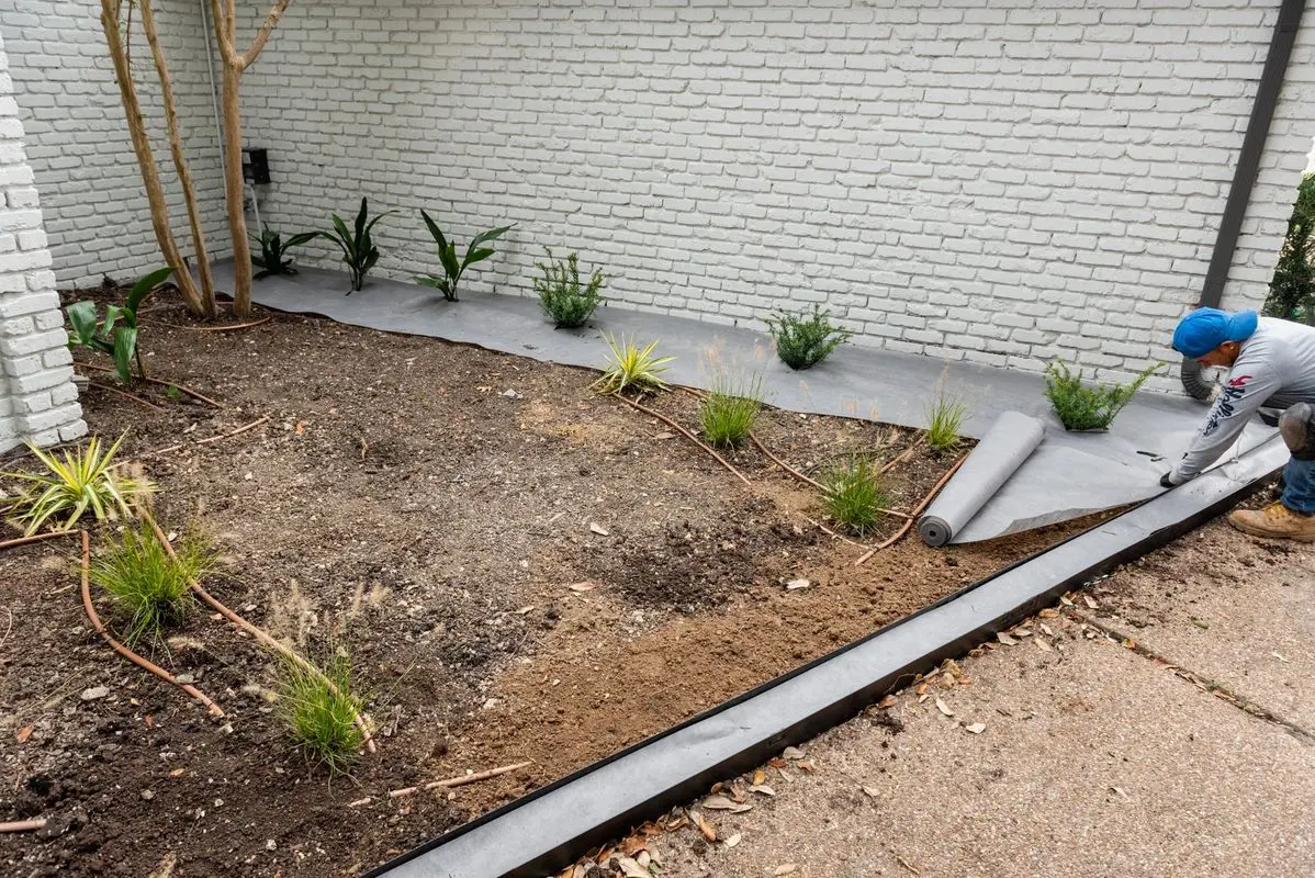 Siara Designs protects plant beds from invasive encroachment